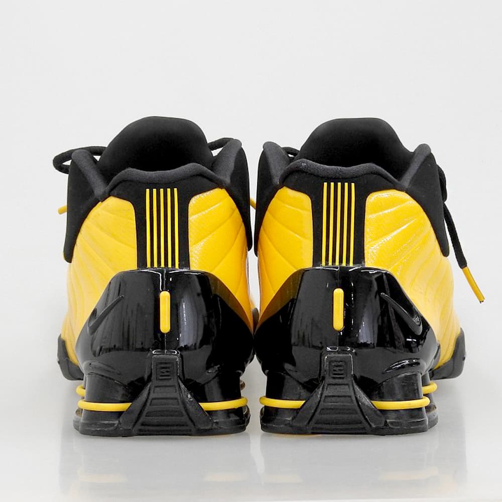 NIKE ナイキ ショックス BB4 スニーカー シューズ メンズ ブラック×イエロー 27cm AT7843-002 シューズ