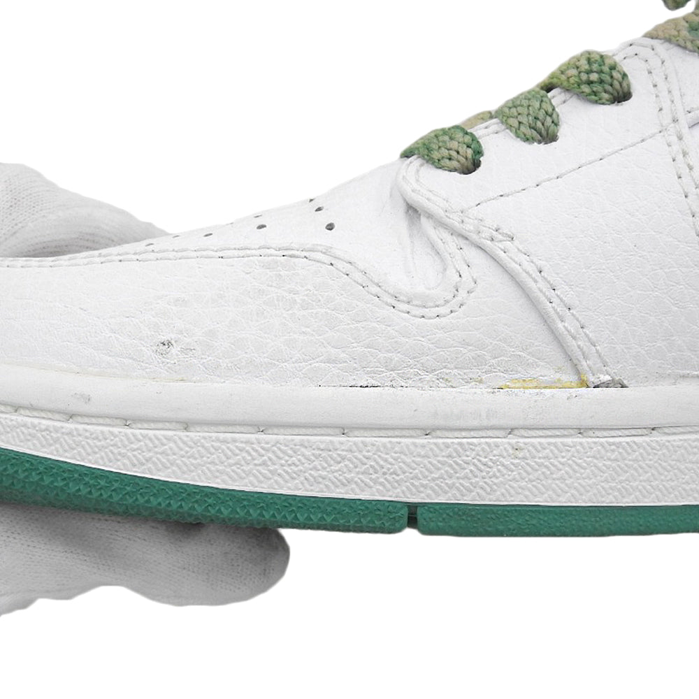 NIKE Air Jordan Retro High Sneakers for Men White × Green 26.5cm 332550-131 Shoes