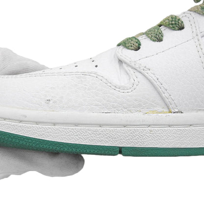 NIKE Air Jordan Retro High Sneakers for Men White × Green 26.5cm 332550-131 Shoes