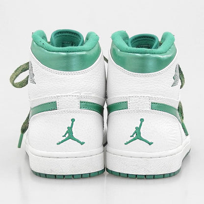 NIKE Air Jordan Retro High Sneakers for Men White × Green 26.5cm 332550-131 Shoes
