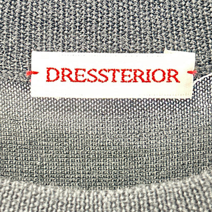 DRESSTERIOR ドレステリア ブラック×ホワイト ローウエスト切替ニットワンピース ワンピース