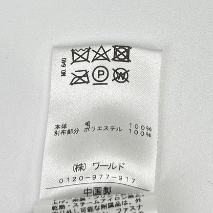 DRESSTERIOR ドレステリア ブラック×ホワイト ローウエスト切替ニットワンピース ワンピース