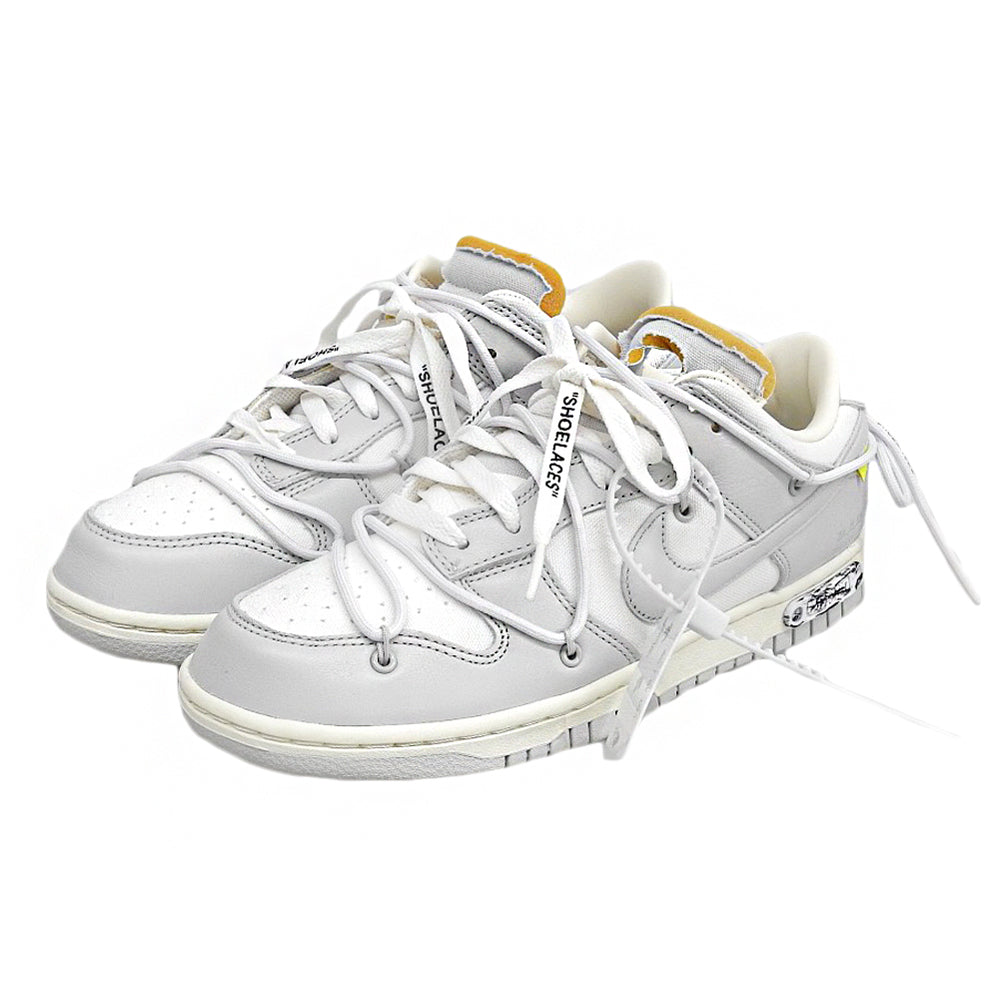 NIKE ナイキ 新品同様 Dunk Low 1 of 50 Lot.49 シューズ メンズ ホワイト/グレー 26.5cm DM1602-123 シューズ