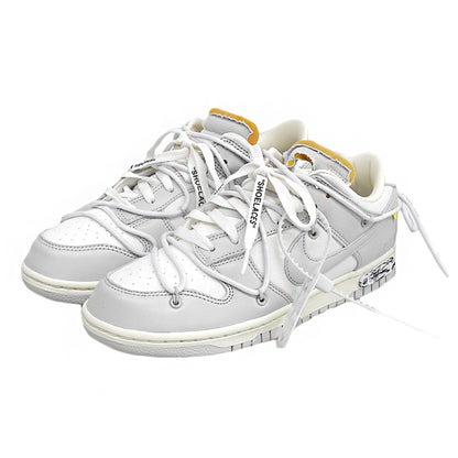 NIKE ナイキ 新品同様 Dunk Low 1 of 50 Lot.49 シューズ メンズ ホワイト/グレー 26.5cm DM1602-123 シューズ
