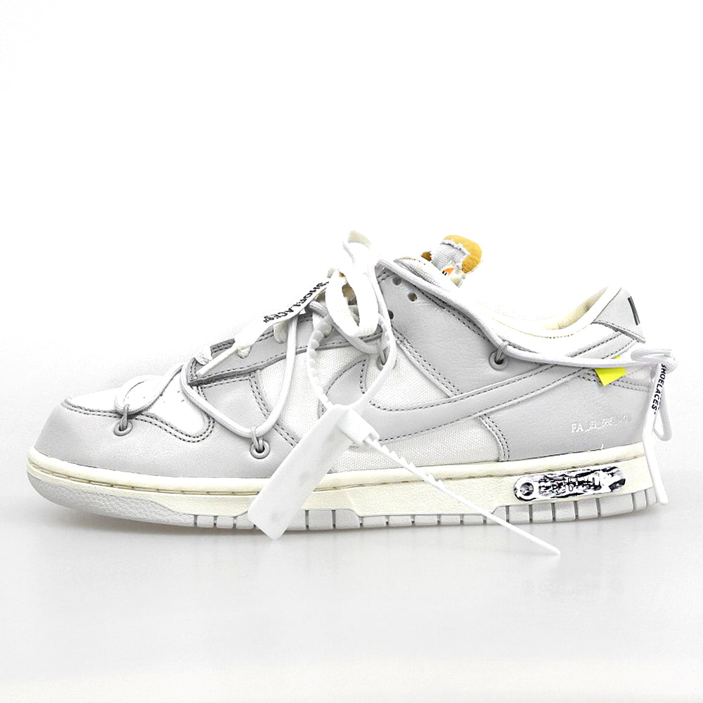 NIKE ナイキ 新品同様 Dunk Low 1 of 50 Lot.49 シューズ メンズ ホワイト/グレー 26.5cm DM1602-123 シューズ