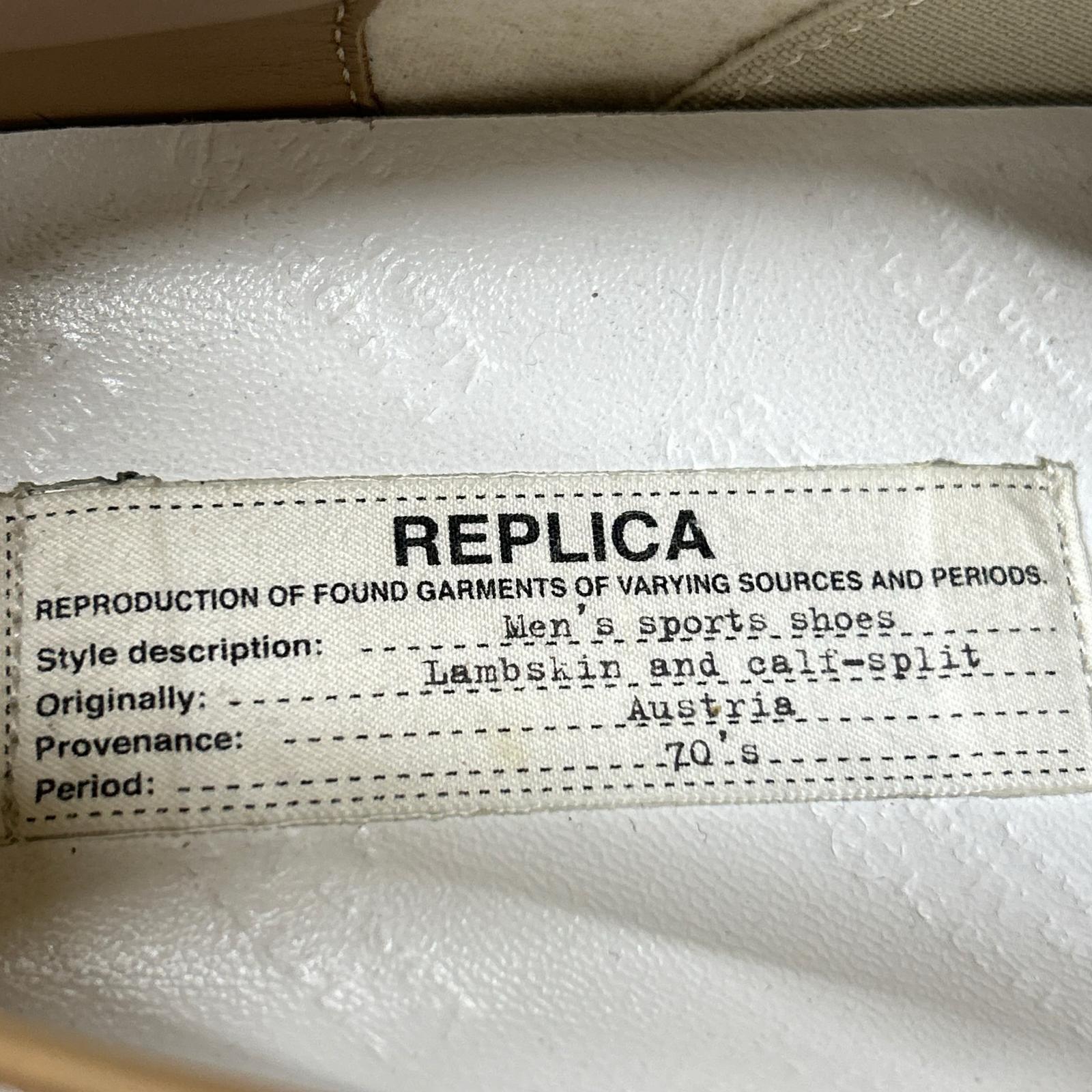 Maison margiela メゾンマルジェラ 22 S57WS0240 REPLICA ジャーマントレーナー ペイント スニーカー シューズ