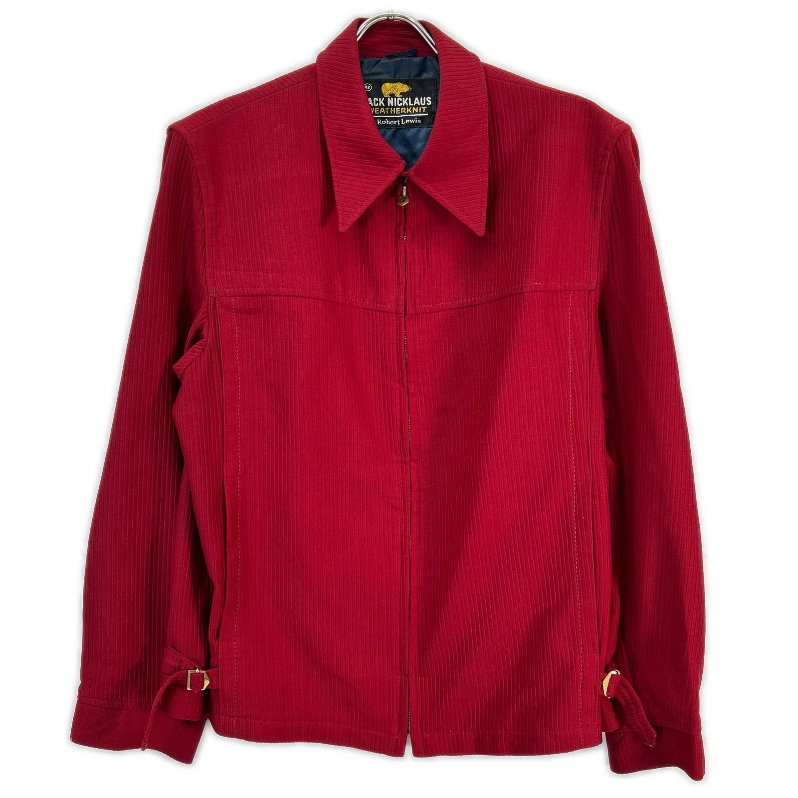 VINTAGE ヴィンテージ 【JACK NICKLAUS】70s　レッド フルジップ ジャケット ジャケット