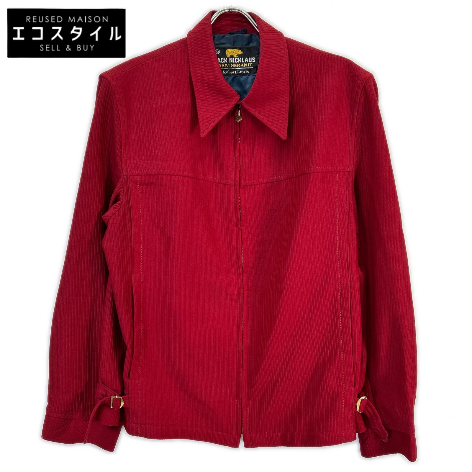 VINTAGE ヴィンテージ 【JACK NICKLAUS】70s　レッド フルジップ ジャケット ジャケット