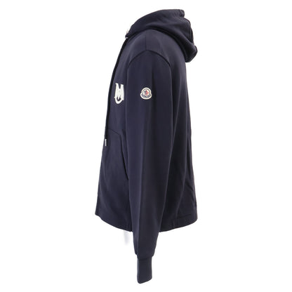 MONCLER モンクレール 【新品/25年製】L10918G00019 ZIP UP CARDIGAN Mロゴワッペン ジップアップ パーカー トップス
