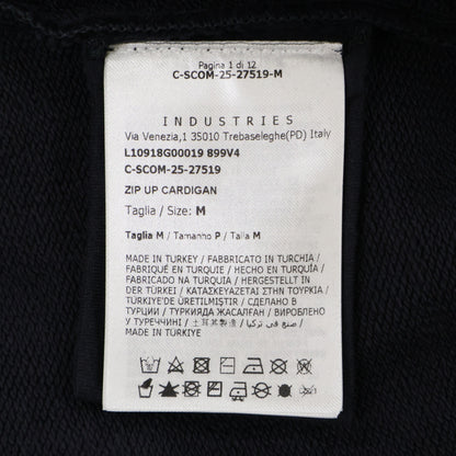 MONCLER モンクレール 【新品/25年製】L10918G00019 ZIP UP CARDIGAN Mロゴワッペン ジップアップ パーカー トップス