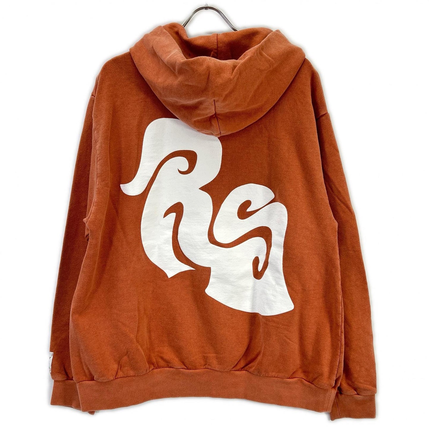 RS No.9 アールエス ナンバーナイン レッド The Rolling Stones Carnaby CLASSIC RS LOGO PUFF PRINT HOODIE トップス