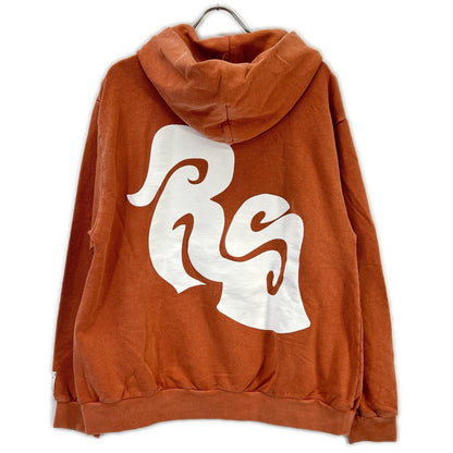 RS No.9 アールエス ナンバーナイン レッド The Rolling Stones Carnaby CLASSIC RS LOGO PUFF PRINT HOODIE トップス