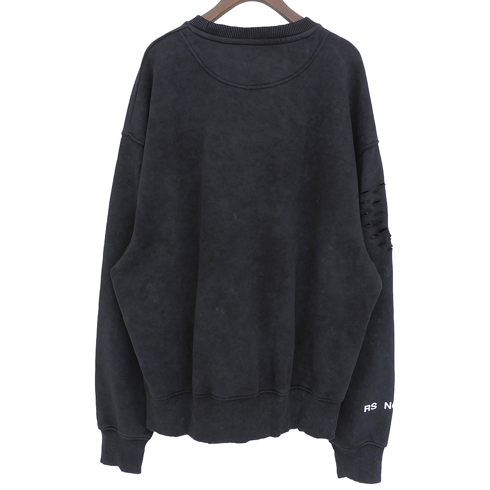 RS No.9 アールエス ナンバーナイン The Rolling Stones Voodoo Lounge クルーネックプルオーバー トップス メンズ ブラック XL トップス