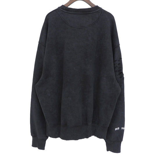 RS No.9 アールエス ナンバーナイン The Rolling Stones Voodoo Lounge クルーネックプルオーバー トップス メンズ ブラック XL トップス