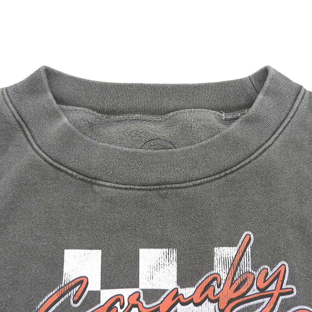 RS No.9 アールエス ナンバーナイン The Rolling Stones Carnaby Racing Crewneck Sweat トップス メンズ グレー M トップス