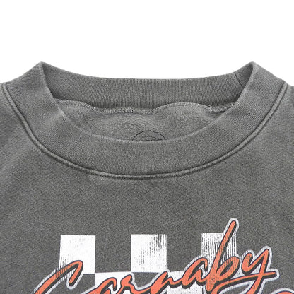 RS No.9 アールエス ナンバーナイン The Rolling Stones Carnaby Racing Crewneck Sweat トップス メンズ グレー M トップス