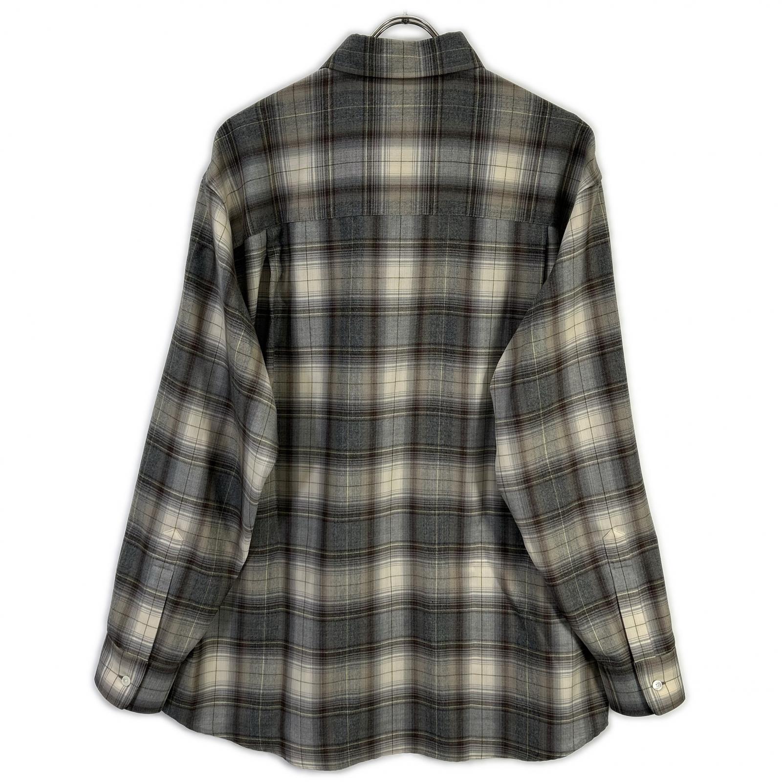 AURALEE オーラリー A22AS01LC 22年製 SUPER LIGHT WOOL CHECK SHIRTS トップス