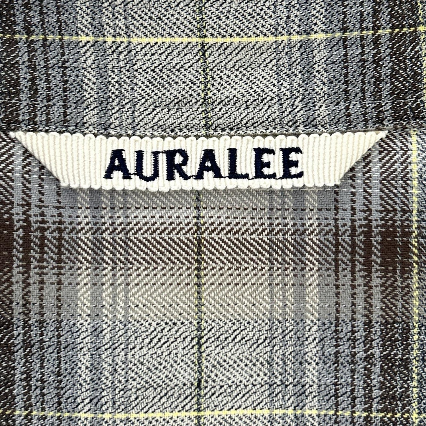 AURALEE オーラリー A22AS01LC 22年製 SUPER LIGHT WOOL CHECK SHIRTS トップス