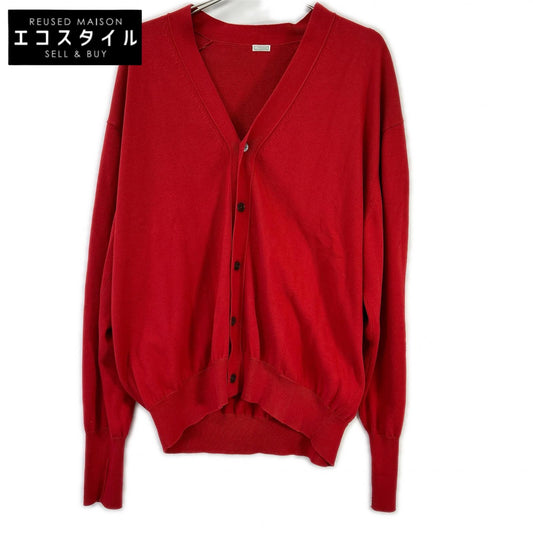A.PRESSE アプレッセ 23SAP-03-02H レッド Cotton Knit Cardigan トップス