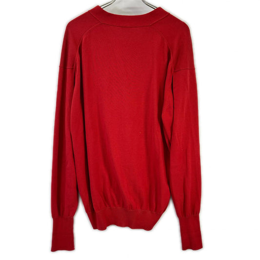 A.PRESSE アプレッセ 23SAP-03-02H レッド Cotton Knit Cardigan トップス