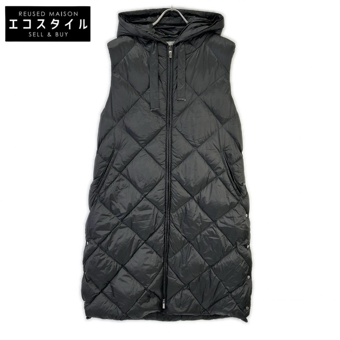 Max Mara マックスマーラ the cube 929606266 ブラック ナイロン ダウンベスト ベスト