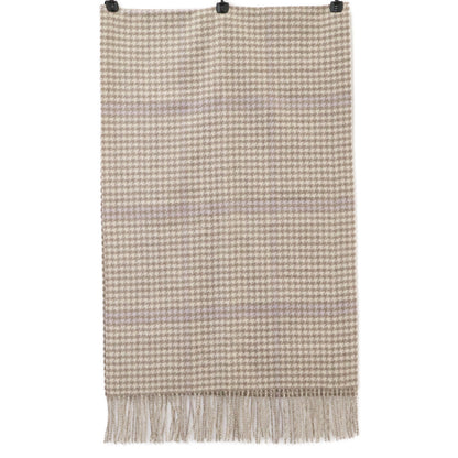 theory luxe Theory Luxe 【Excellent condition】03-3360986 Houndstooth cashmere fringe stole