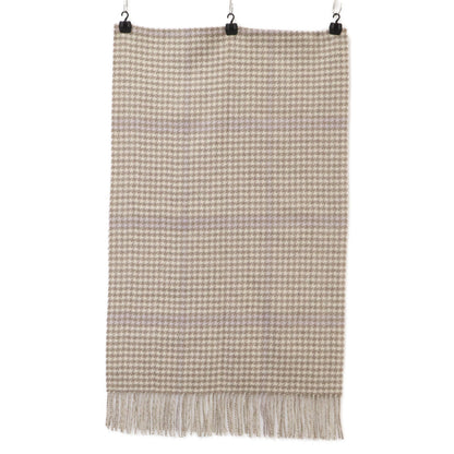 theory luxe Theory Luxe 【Excellent condition】03-3360986 Houndstooth cashmere fringe stole