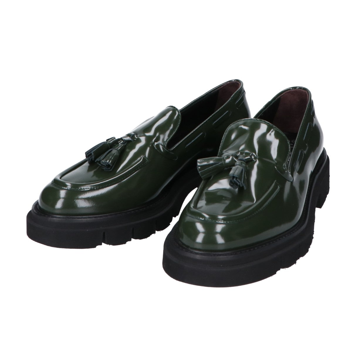 LUCA GROSSI ルカグロッシ 【美品】タッセル ローファー シューズ
