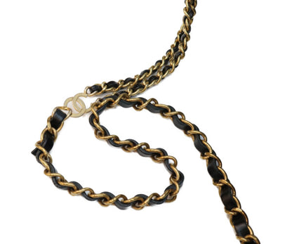 CHANEL シャネル AS3859 ブラック シャネル22 シャイニーカーフ スモール バックパック リュック バックパック