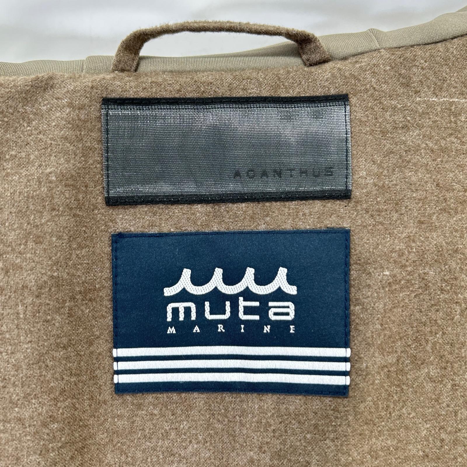 ACANTHUS アカンサス ×MUTA MARINE カーキ Nylon Hooded MA-1 ジャケット