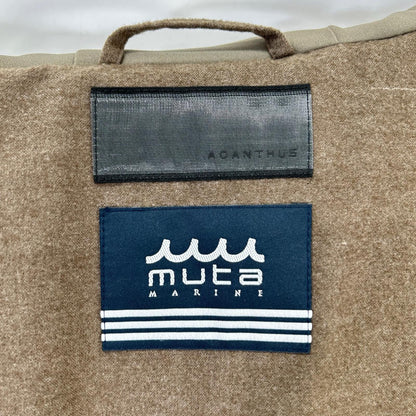 ACANTHUS アカンサス ×MUTA MARINE カーキ Nylon Hooded MA-1 ジャケット
