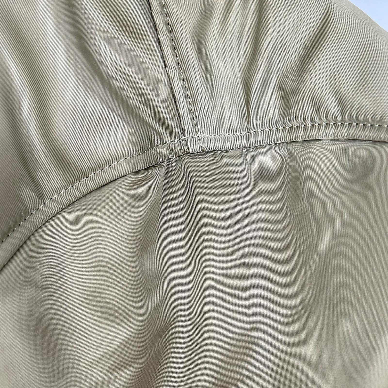 ACANTHUS アカンサス ×MUTA MARINE カーキ Nylon Hooded MA-1 ジャケット