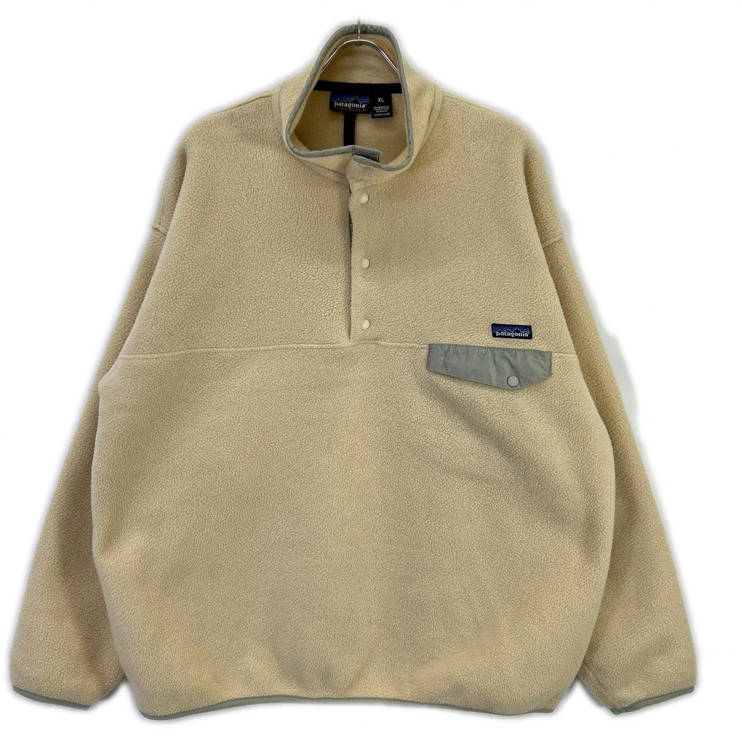 Patagonia パタゴニア 90s 51884 ベージュ シンチラ スナップボタン フリースジャケット ジャケット