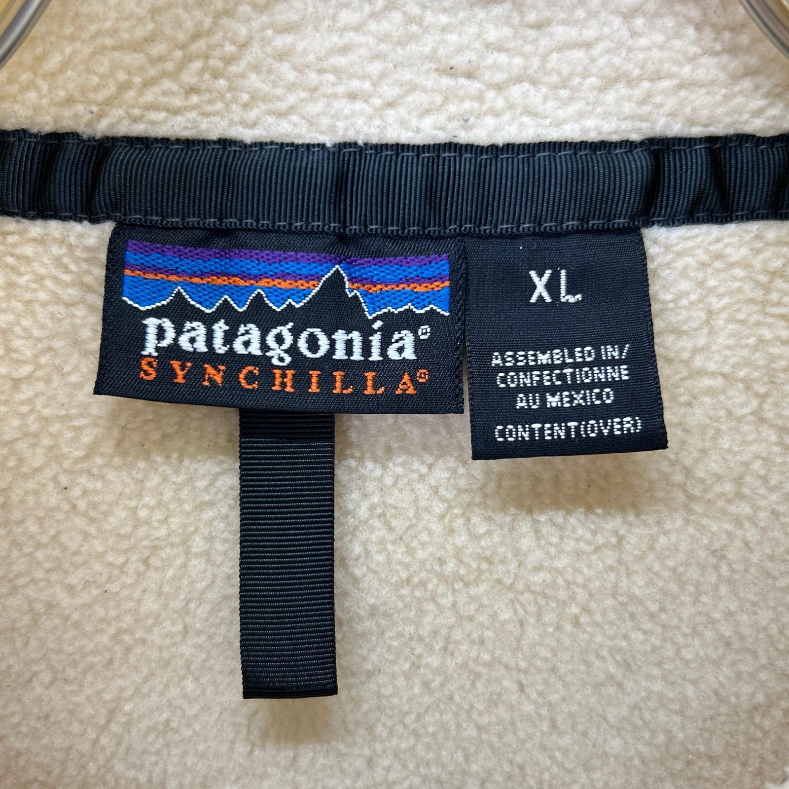 Patagonia パタゴニア 90s 51884 ベージュ シンチラ スナップボタン フリースジャケット ジャケット