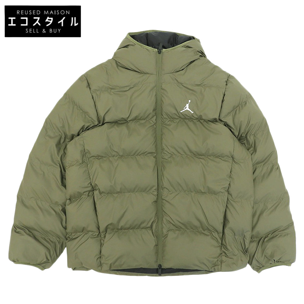 JORDAN ジョーダン 美品 BRKLN PUFFER JKT パファー フーデッド ジャケット メンズ カーキグリーン XL FV7317-222 ジャケット