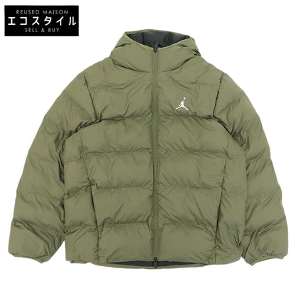 JORDAN ジョーダン 美品 BRKLN PUFFER JKT パファー フーデッド ジャケット メンズ カーキグリーン XL FV7317-222 ジャケット