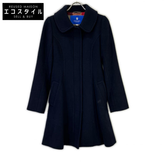 BLUE LABEL CRESTBRIDGE ブルーレーベルクレストブリッジ 55B27-667-29 ネイビー シングルベルテッドコート コート
