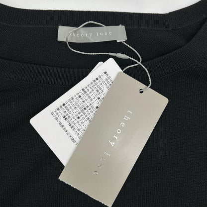 theory luxe セオリーリュクス 03-3201730 23SS ブラック ニット トップス