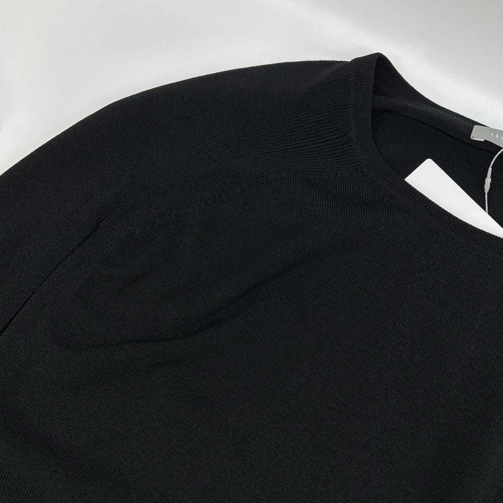 theory luxe セオリーリュクス 03-3201730 23SS ブラック ニット トップス