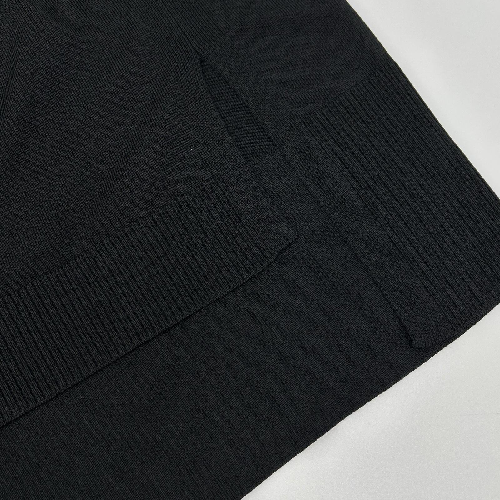 theory luxe セオリーリュクス 03-3201730 23SS ブラック ニット トップス