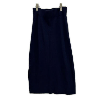 theory luxe Theory Luxe 03-2307717-890 23 Navy Rib-Knit Skirt Skirt