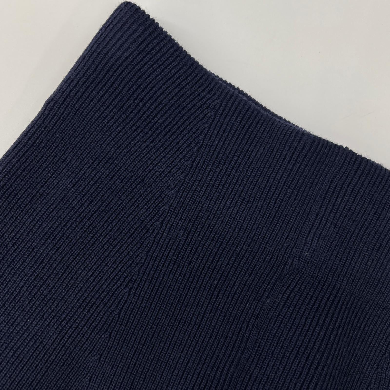 theory luxe Theory Luxe 03-2307717-890 23 Navy Rib-Knit Skirt Skirt