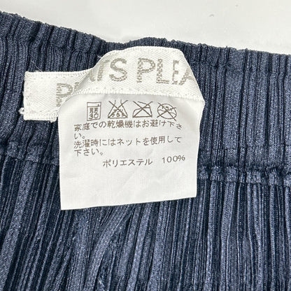 PLEATS PLEASE プリーツプリーズ 13年製 PP33-JF404 ネイビー リラックスパンツ ボトムス