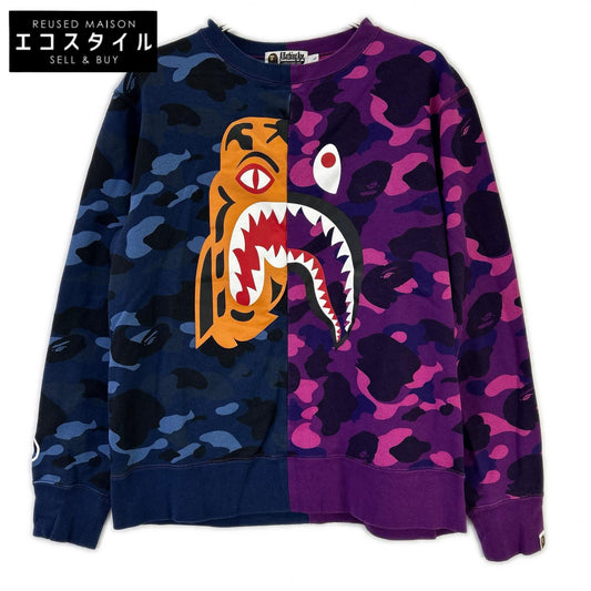 A BATHING APE アベイシングエイプ マルチカラー シャークスウェット トップス