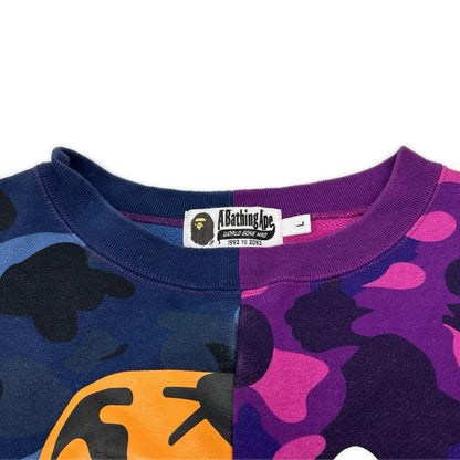 A BATHING APE アベイシングエイプ マルチカラー シャークスウェット トップス