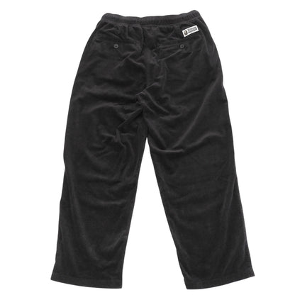 A BATHING APE アベイシングエイプ コーデュロイパンツ ボトムス メンズ ブラック L ボトムス