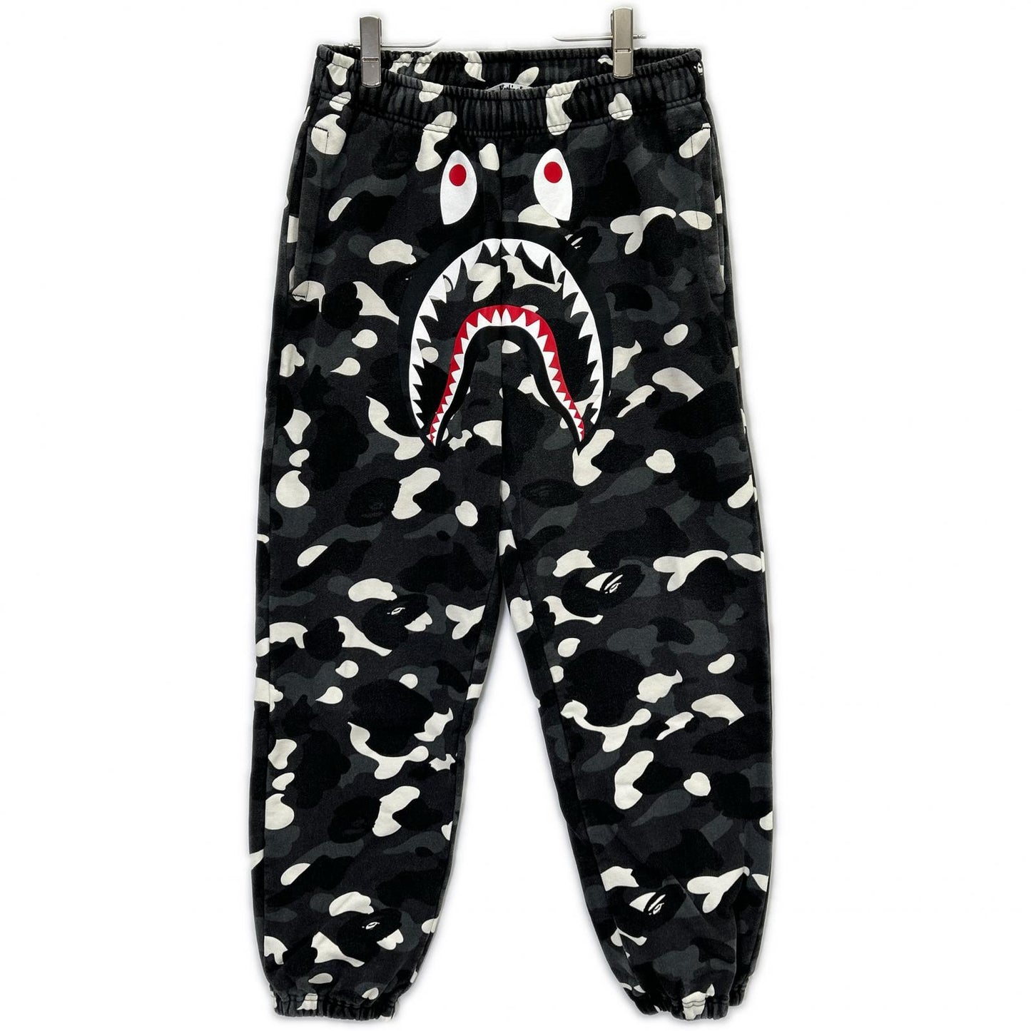 A BATHING APE アベイシングエイプ グレー シャークパンツ ボトムス