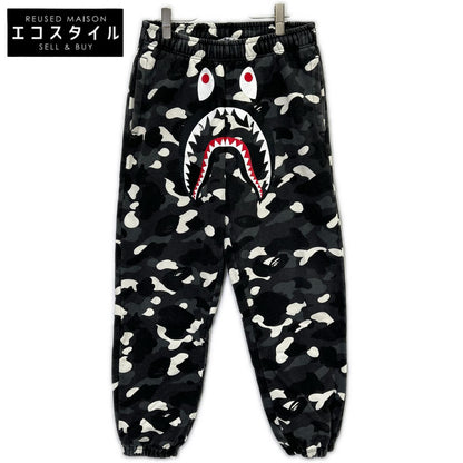 A BATHING APE アベイシングエイプ グレー シャークパンツ ボトムス