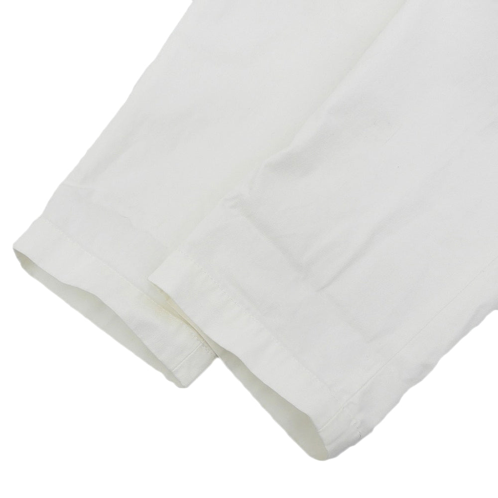 DSQUARED2 ディースクエアード One Pleat チノ パンツ コットン ボトムス メンズ ホワイト 50 S71KB0684 S41794 ボトムス