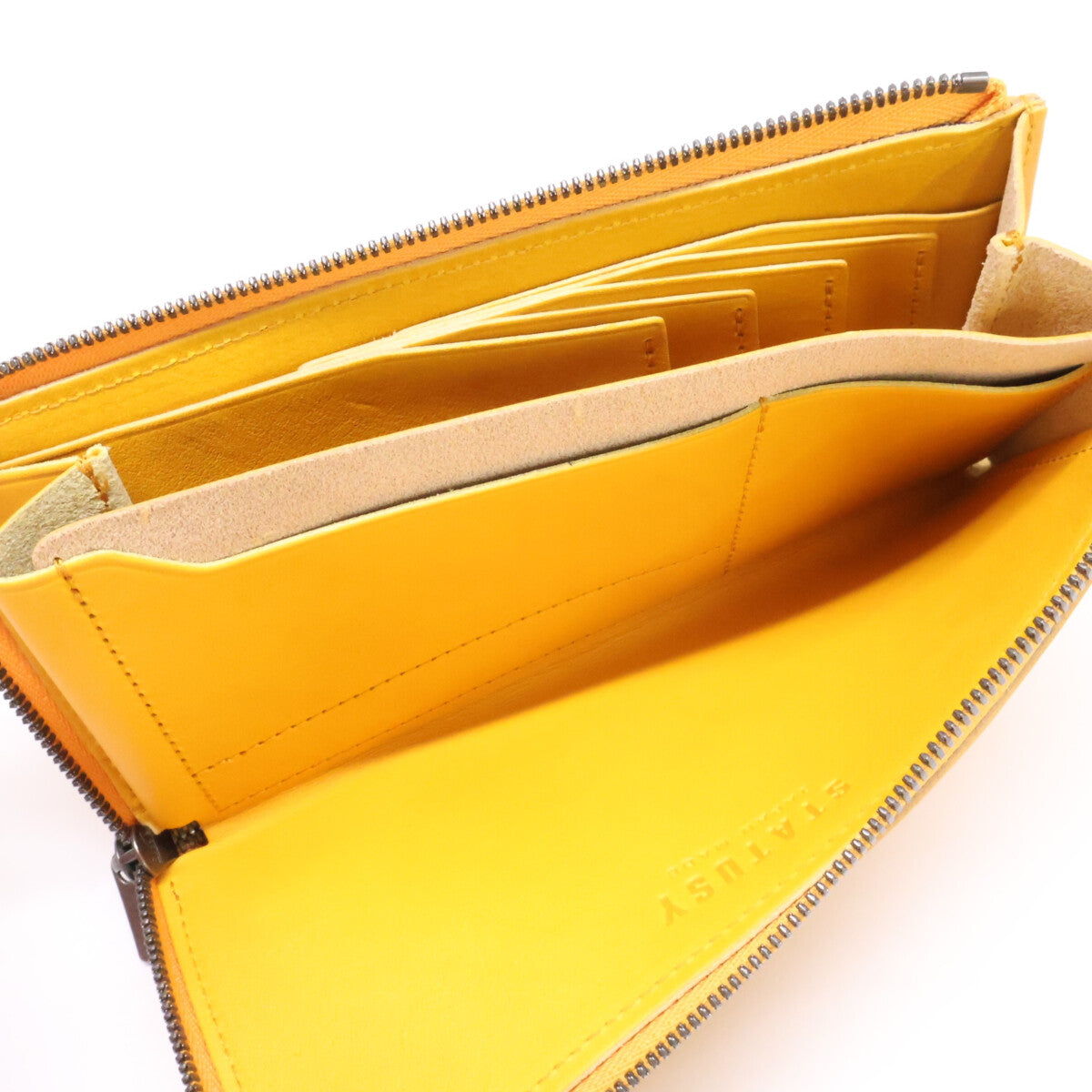 STATUSY ステータシー 【美品】il modo ZIP イルモードジップ L字ファスナー 長財布 長財布（小銭入れあり）